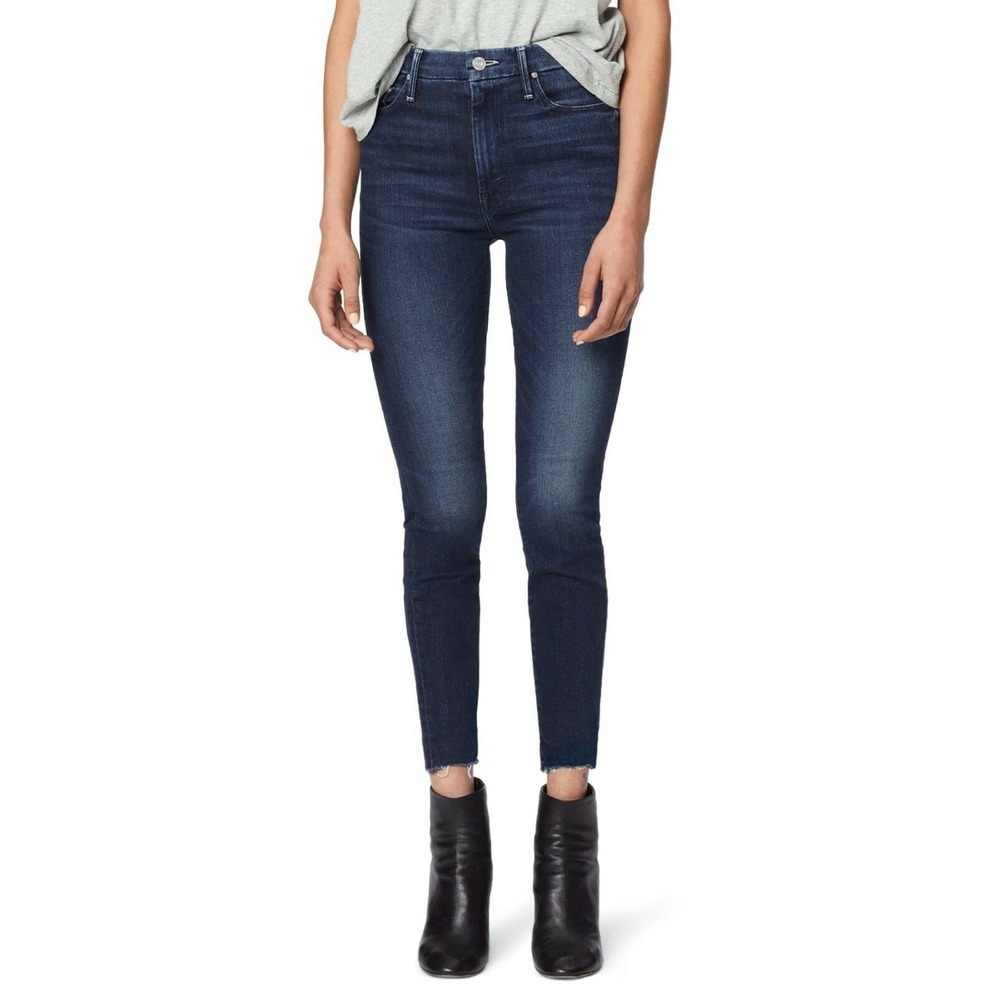 Mother Denim High Waist Looker Ankle Fray Skinny Tongue‎ In Chic NWT 24, 26 $228